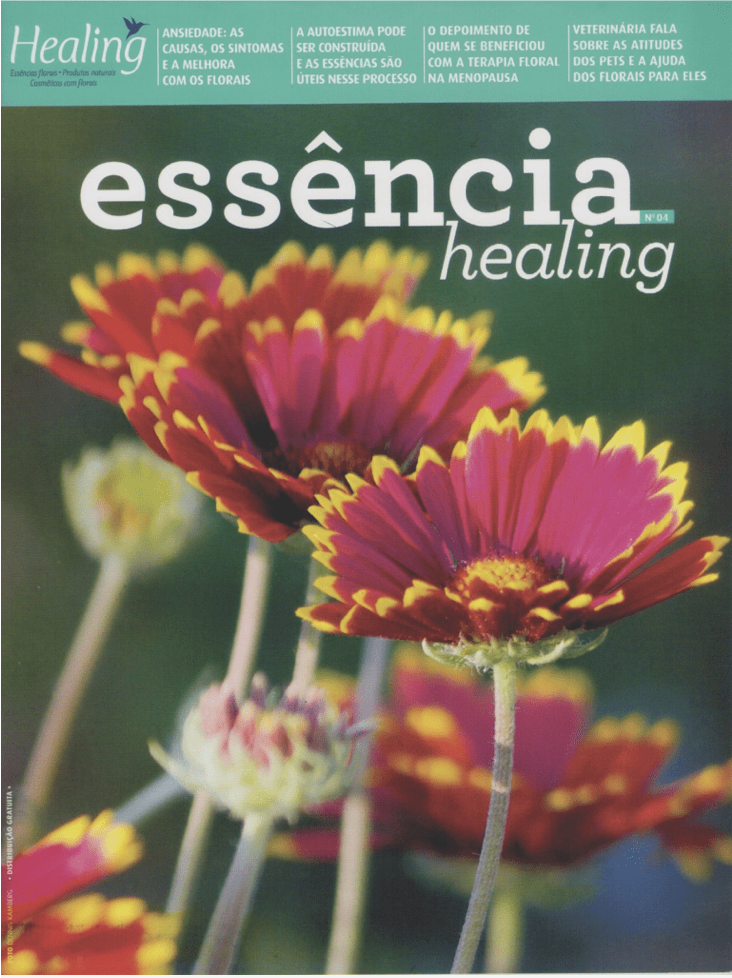 Capa de revista Healing